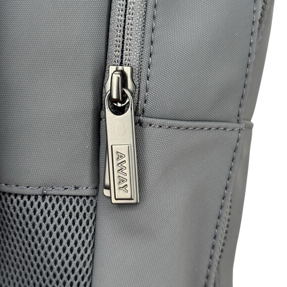 AWAY Travel Everywhere Zip Backpack CUSTOMIZED Laptop Bag Business Gray Work - Picture 4 of 10
